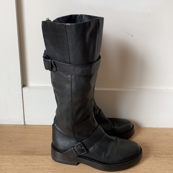 Ann Demeulemeester mid calf motorcycle boot - Picture 2 of 6